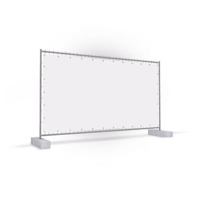 Banner für Bauzaun